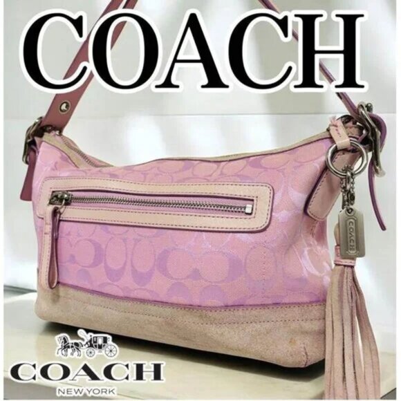 Very*RARE* COACH Y2K Soho Hobo PINK Bag - Picture 1 of 10